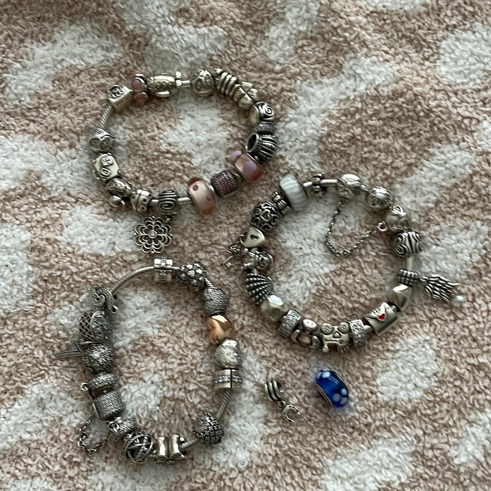 Pandora Bracelets with charms
